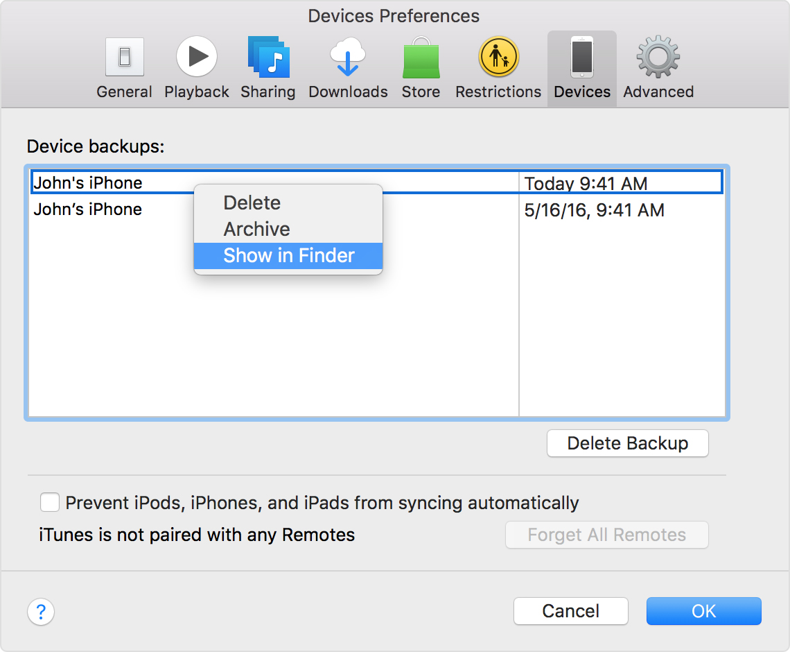 Access Backup Files On Mac For Iphone